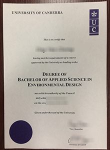 University of Canberra degree