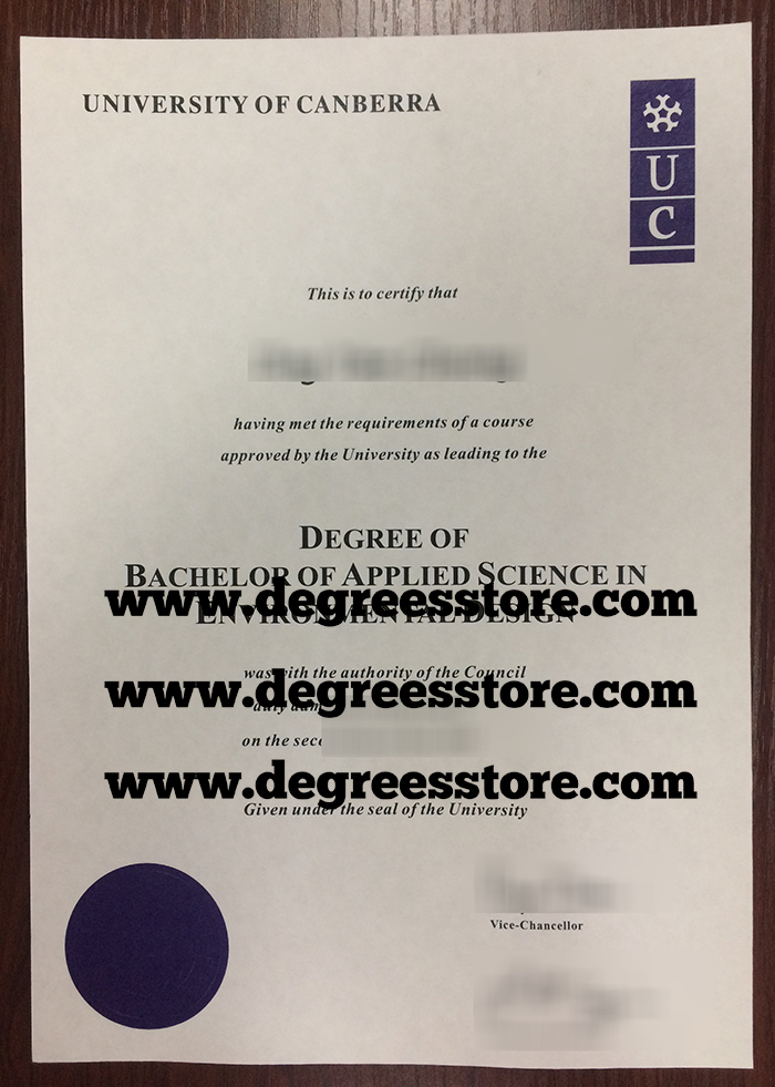 University of Canberra degree