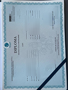 Vistula University diploma, 订购维斯瓦大学文凭证书