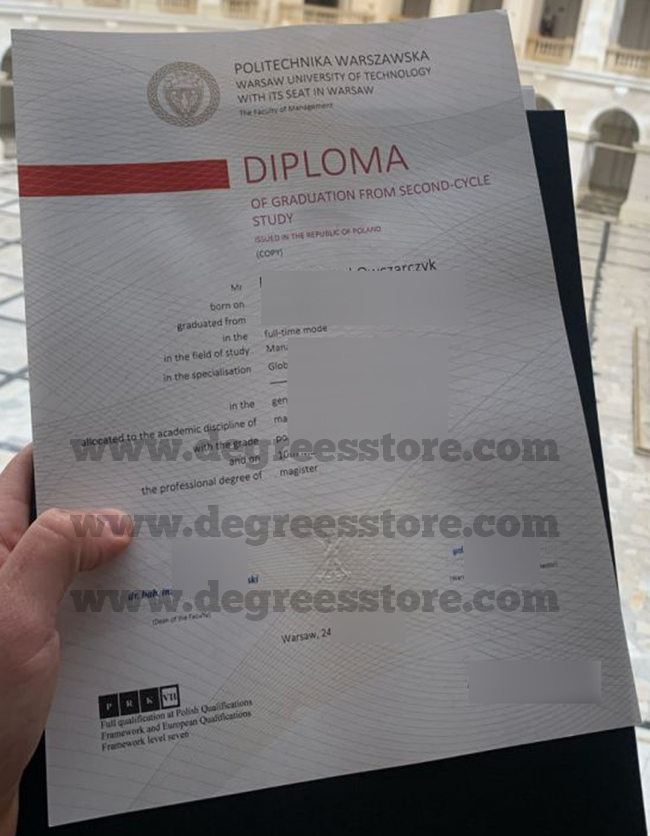 Warsaw University of Technology diploma，购买华沙理工大学文凭证书
