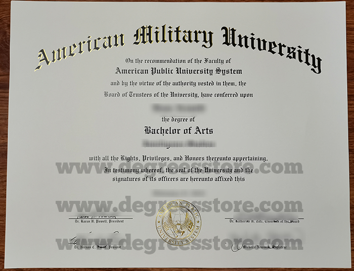 American Military University degree