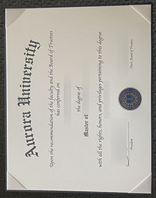 Aurora University diploma