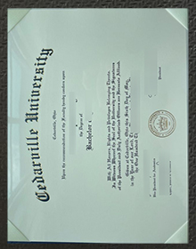Cedarville University diploma