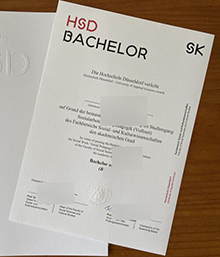 Hochschule Düsseldorf Urkunde