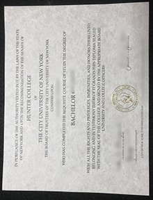 Hunter College degree, 购买亨特学院文凭证书