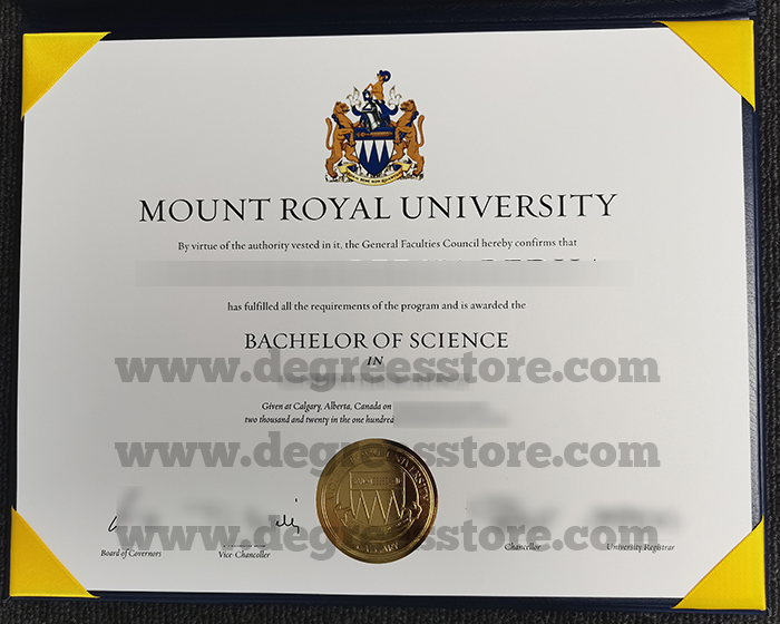  Mount Royal University degree