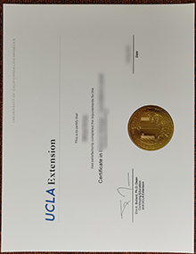 UCLA Extension Certificate