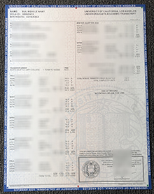 UCLA transcript