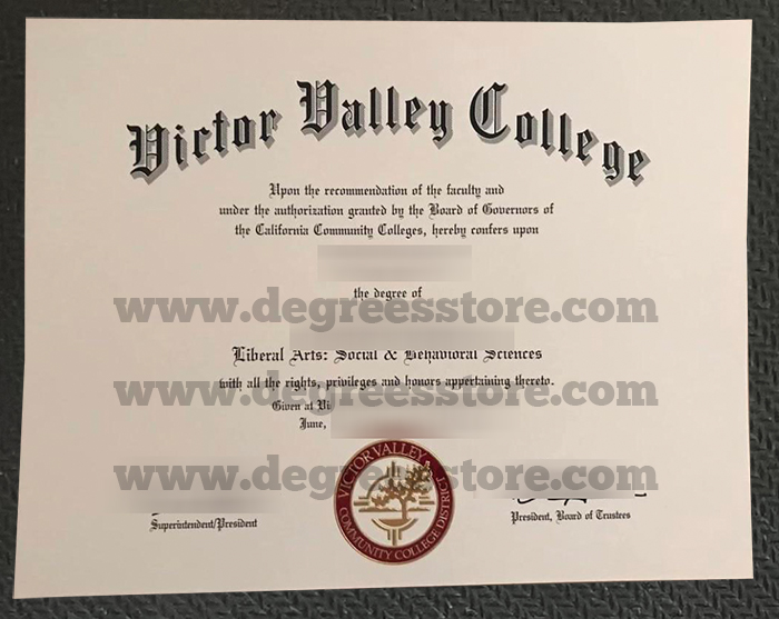 Victor Valley College degree