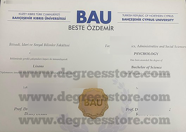 Bahçeşehir Kıbrıs Üniversitesi Degree Bahçeşehir Kıbrıs Üniversitesi Degree