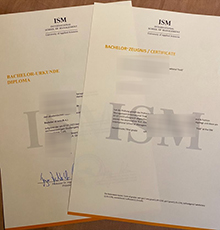 International School of Management urkunde sample