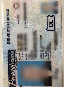 Pennsylvania ID, 可扫描的宾夕法尼亚州驾驶执照购买 (2)