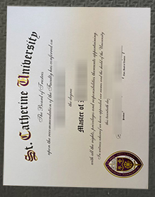 St. Catherine University diploma certificate