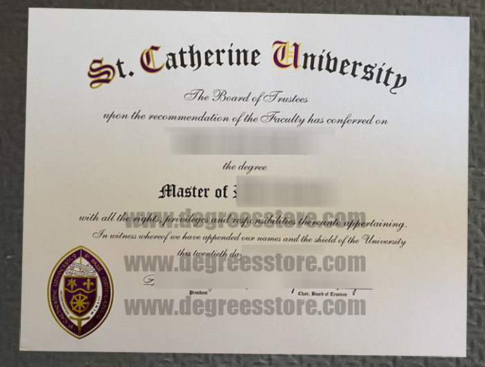 St. Catherine University diploma
