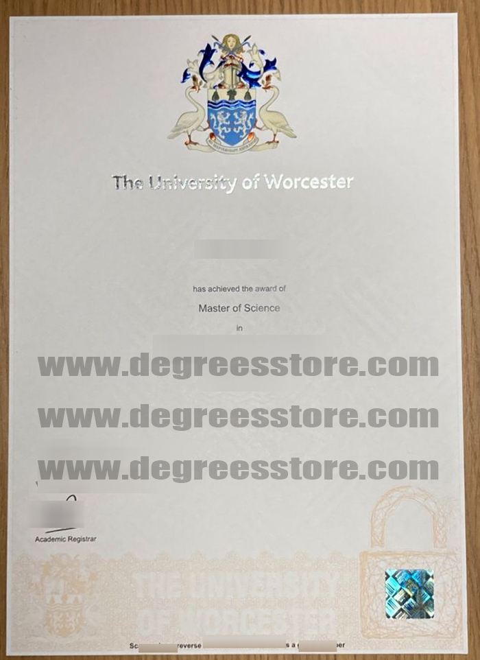 University of Worcester degree
