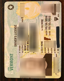 佛蒙特州驾驶执照
