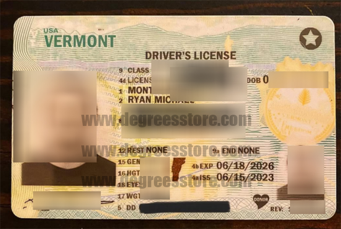 佛蒙特州驾驶执照