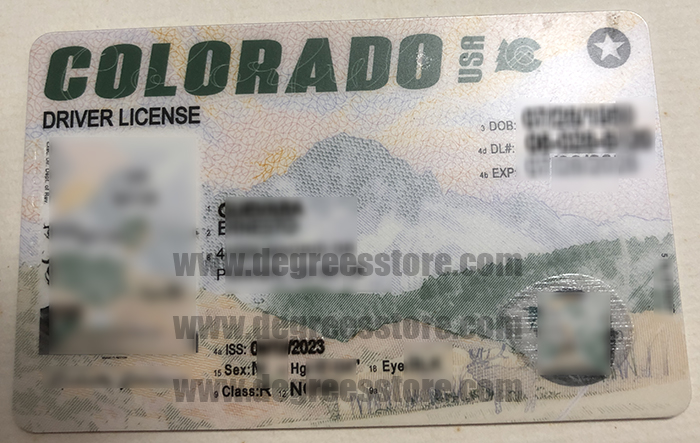 科罗拉多州驾照ID 