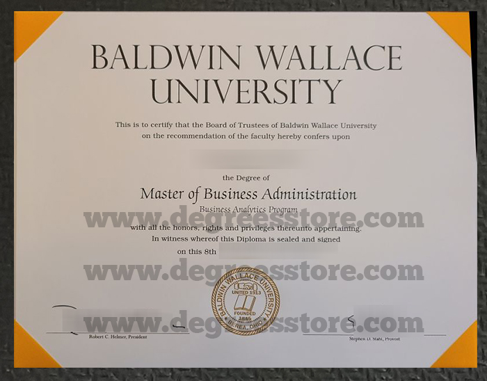 Baldwin Wallace University degree