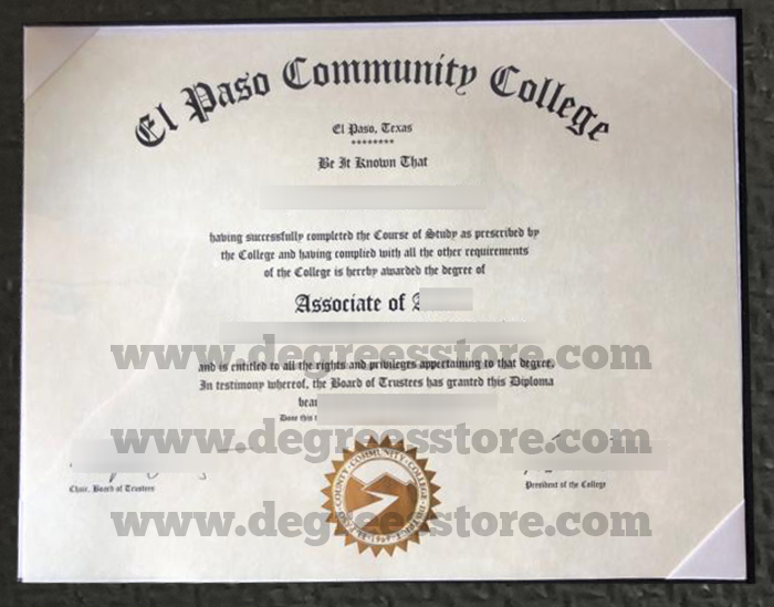 EPCC Degree Certificate EPCC Degree Certificate