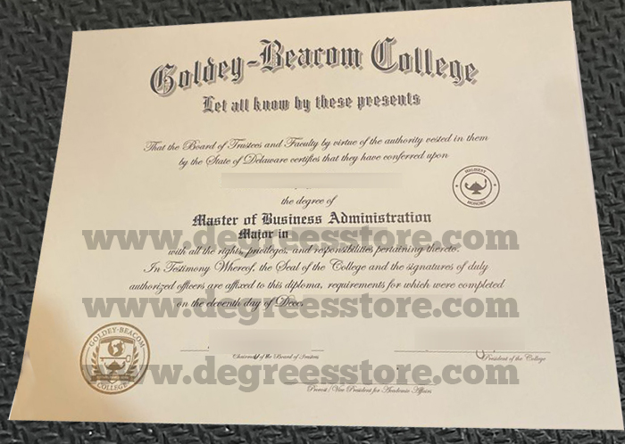 Goldey–Beacom College degree Goldey–Beacom College degree