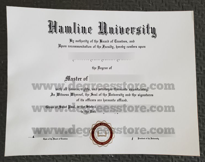 Hamline University degree