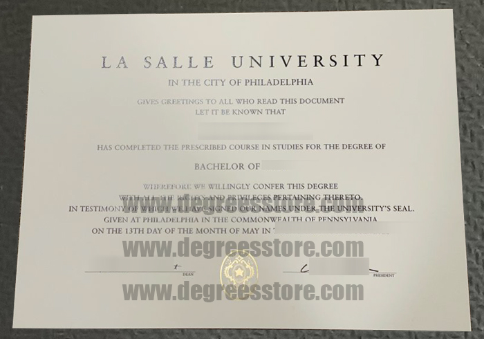 La Salle University Diploma