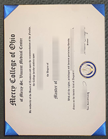 Mercy College of Ohio diploma certificate