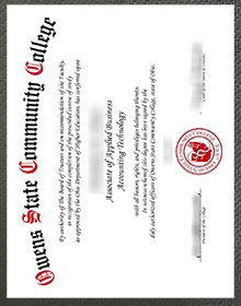 Swains State Community College diploma sample
