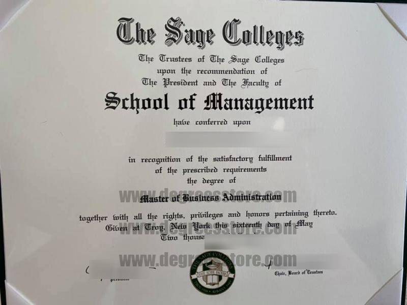 The Sage Colleges Diploma