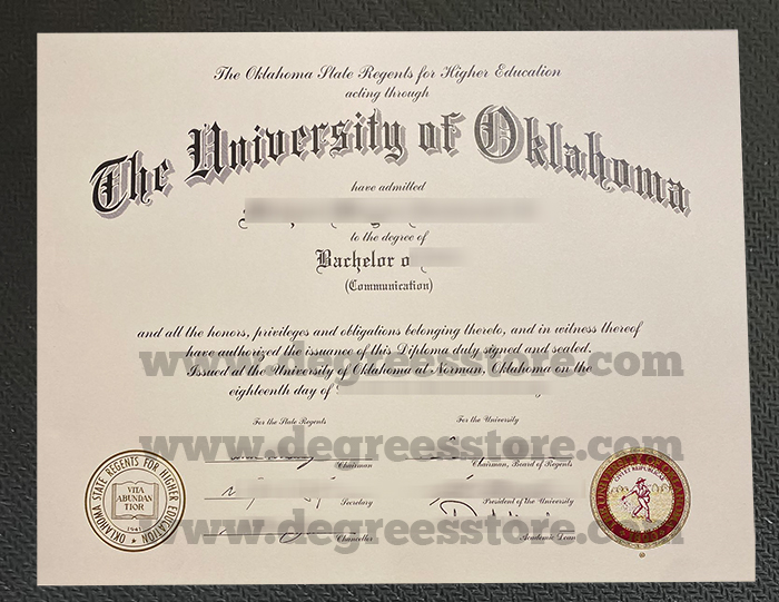 University of Oklahoma degree
