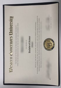 WGU diploma, Western Governors University degree sample