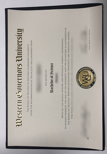 WGU diploma, Western Governors University degree sample