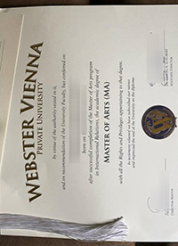 Webster Vienna Private University diploma