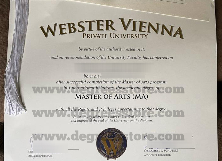 Webster Vienna Private University diploma Webster Vienna Private University diploma