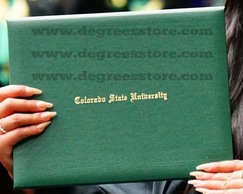 Colorado State University diploma cover