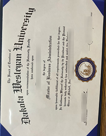 Dakota Wesleyan University Diploma certificate