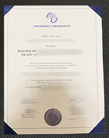 Frederick University Diploma certificate