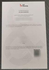 LUT-yliopisto diploma, LUT University degree