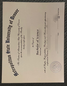 MSU Denver Diploma Certificate