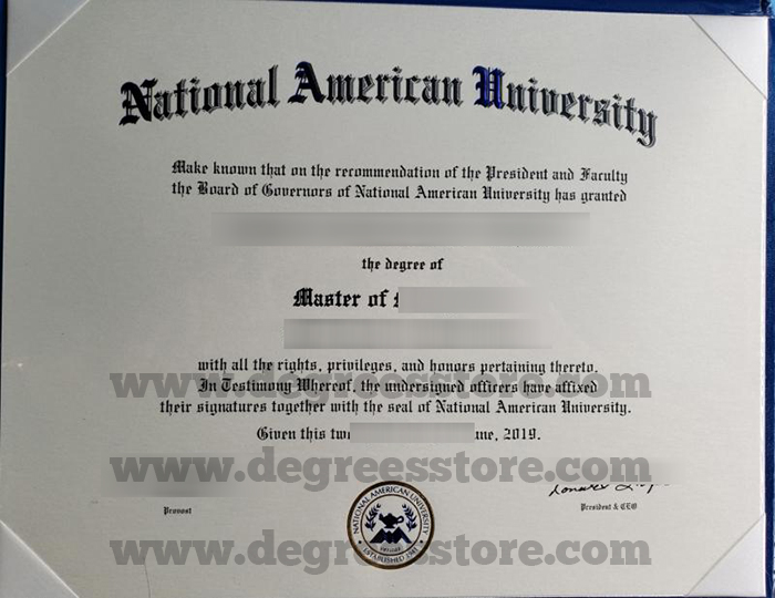 National American University (NAU) Diploma