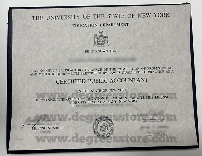 New York CPA certificate, NY CPA License