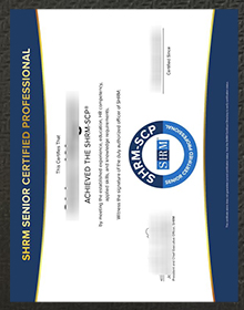 SHRM SCP certification