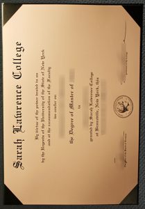 Sarah Lawrence College degree sample