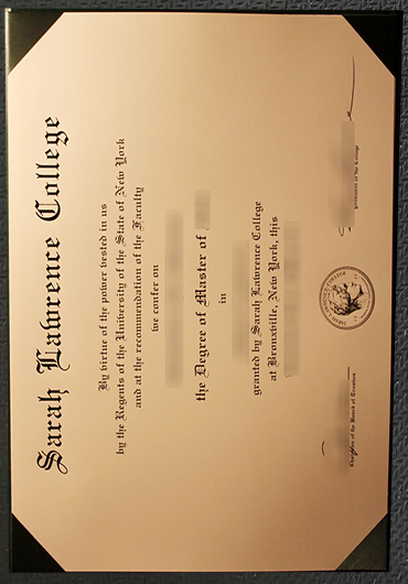 Sarah Lawrence College degree sample