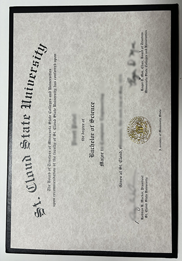 St. Cloud State University (SCSU) Diploma sample