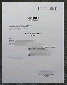 Technische Hochschule Deggendorf Urkunde