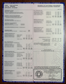 UCLA transcript
