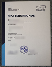 University of Oldenburg diploma