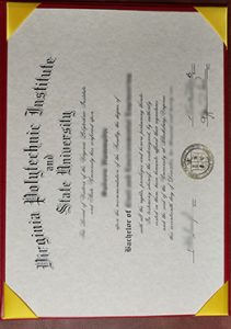 Virginia Tech diploma